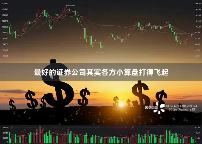 最好的证券公司其实各方小算盘打得飞起